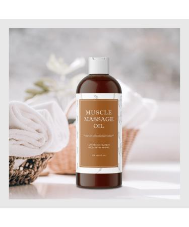 Aromatic Massage Oil for Sore Muscles | Moisturizing Body Oil with Natural Oils | Relaxing Joint & Muscle Relief - Buy Online on GoSupps.com
