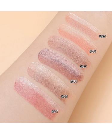 HIFFEY Double Gradient Eyeshadow Pencil Waterproof Lasting Glitter Shimmer Earth Color Pink Eyeshadow Stick Eyes Makeup Tool Size 03 - Buy Online on GoSupps.com
