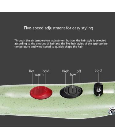 Blow Dryer with 3 Heat & 2 Speed Setting and Cool Shot Button Concentrator Nozzle 2400W Professional Ionic Hair Dryer Powerful Salon AC Motor Hairdryers Low Noise for Salon and Household Small - Buy Online on GoSupps.com