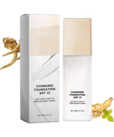 Color-changing makeup foundation - Complete liquid foundation | Face Cover Concealer for everyday use makeup for women - Buy Online on GoSupps.com