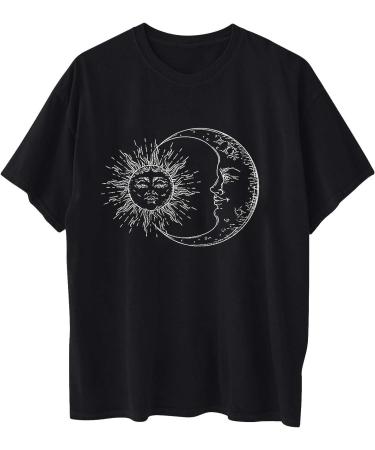 Women's Graphic Tee | Funny Printed Oversized T-Shirt XXL | Short Sleeve Drop Shoulder - Buy Online on GoSupps.com