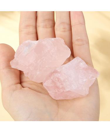 XIANNVXI Rose Quartz Crystal 1.77-2.17 Raw Stone - Natural Healing Gemstone for Reiki, Collectors, and Gifts - Buy Online on GoSupps.com