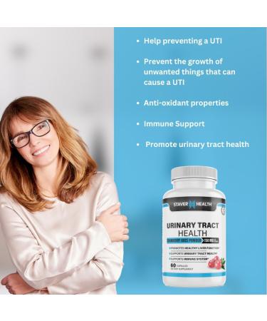 Urinary Tract Health Cranberry Pills for Women D Mannose 1000mg Capsules - Dandelion Herb Supplement - Helps Women Health 60 CT - Buy Online on GoSupps.com
