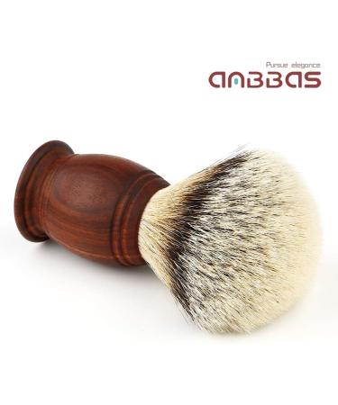 Absbas 4.9 Silberspitz Dachshaar Shaving Brush & Dalbergia Holder - Men's Perfect Shave Gift Set - Buy Online on GoSupps.com