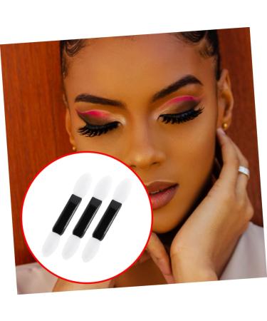 100PCS Travel Makeup Brush Set - Dual Head Eyeshadow & Lipstick Applicators - Miss Pointy M White - Buy Online on GoSupps.com