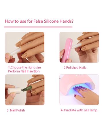 500 Pcs Extra Long Coffin Nail Tips, Natural Color Acrylic Full Cover False Nails - Ideal for Salons and DIY Nail Art. 10 Sizes for Silicone Nail Practice Hands - Buy Online on GoSupps.com