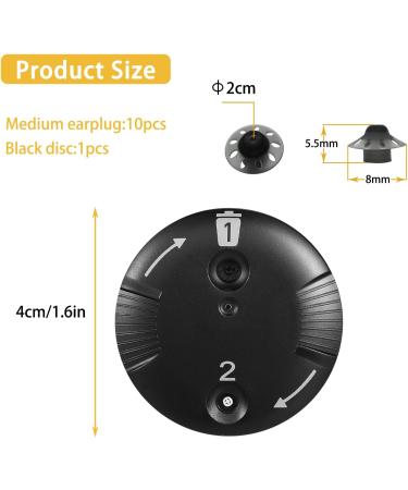 Cerumen Filter for Hearing Aid Protection - Black Hearing Aid Filters and Wax Guards - Buy Online on GoSupps.com