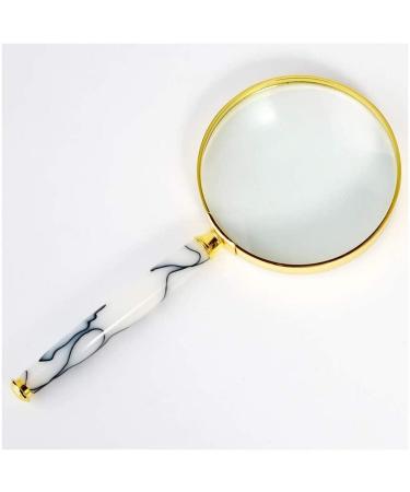 Magnifiers for Craft Work Reading Magnifier Magnifying Glass Magnifying Glass 5 Times Reading Children's Interest Observing Narrow Frames Large Mirrors Wide Field of Vision Vision