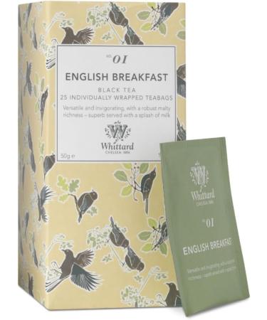 Whittard Whittard | Black Tea for English Breakfast | Robusta & Malted Black Tea Bags - 3 x 25 Filters (150 Gr) - Buy Online on GoSupps.com