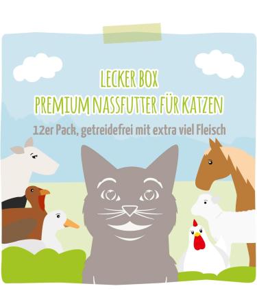 Mjamjam Premium Wet Cat Food - Grain Free Extra Meat Mix (12 x 200g) - Delicious & Healthy International Shipping - Buy Online on GoSupps.com