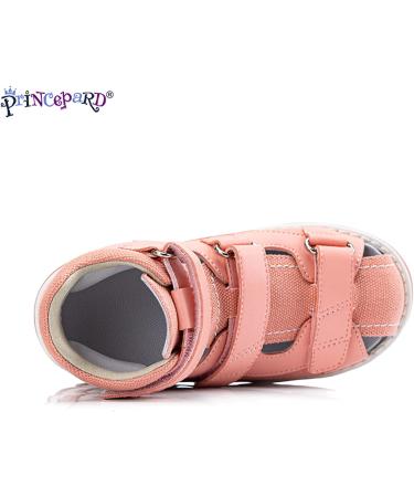 Kids Orthopedic Sandals - Closed-Toe Corrective Shoes with Arch & Ankle Support - Pink - Size 2 Big Kid - Buy Online on GoSupps.com