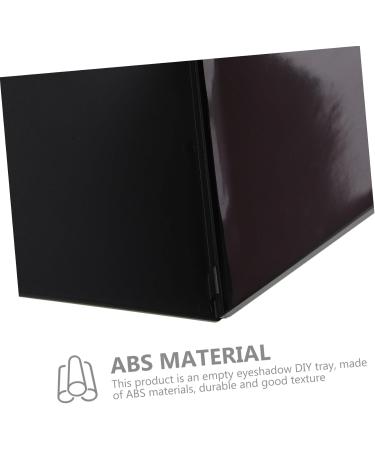  FRCOLOR FRCOLOR DIY Eyeshadow Palette Round Magnets Make Up Eyeshadow Palette Black Mini Magnets Travel Eyeshadow Spatula Abs - Buy Online on GoSupps.com