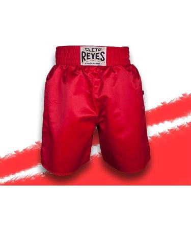 Cleto Reyes Men's Boxing Trunks - Large, Classic Red | Official Online Retailer - Buy Online on GoSupps.com