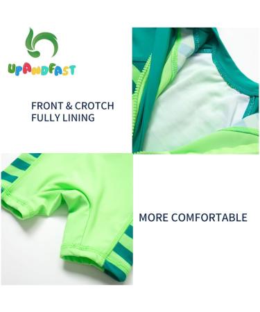 UPF 50+ Baby Boy Swimwear Set with Sun Hat | Dinosaur Print | 3-6 Months - Buy Online on GoSupps.com