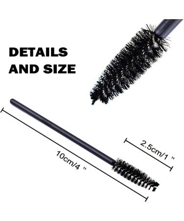 MAGIC SKIN 100pcs black mascara brush eyebrowcosmetic makeup brush tool kit (100 pcs) - Buy Online on GoSupps.com