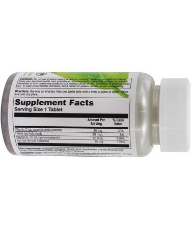 VegLife Vegan Iron 25 mg - 100 Tablets | Boost Energy & Wellness - Buy Online on GoSupps.com
