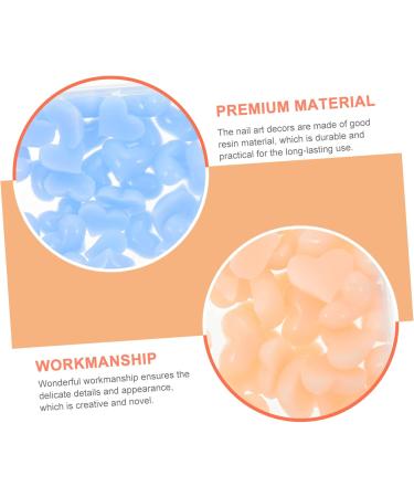 FRCOLOR 5 Boxes Nail Heart-Shaped Ornaments Manicure Set Manicure Nail Studio Accessories Beautiful Cuddly Unimate Amorita Gradient Decorations Nail Accessories Charm Miss Decorate Resin - Buy Online on GoSupps.com