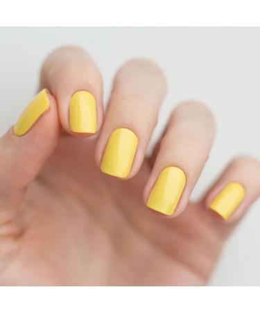 Shop Avoa Beauty Nail Film - Do Me a Lemon | Opaque Yellow Monochrome Design 16 Long-Lasting Self-Adhesive Nail Wraps - International Shipping Available - Buy Online on GoSupps.com