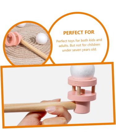 Buy Minkissy 2pc Floating Wind Tube Ball Toys - Interactive Wooden Toy for Kids | Perfect Birthday Gift | Air Blowing Fun! - Buy Online on GoSupps.com