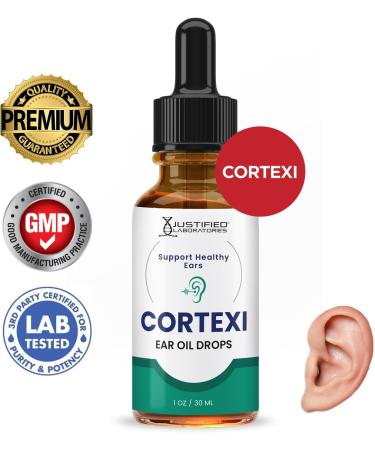 Buy Cortexi Ear Drops (2 Pack) - Healthy Eardrum Oil Essential Oils for Optimal Ear Health - Premium Quality 2 Bottles - Buy Online on GoSupps.com