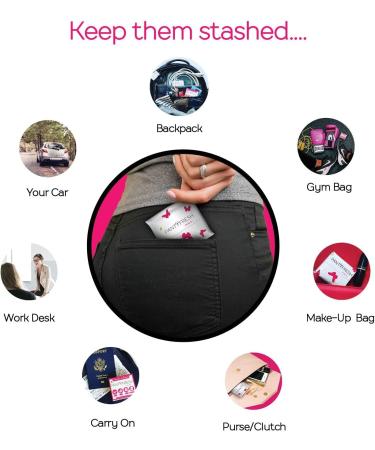 Emergency Panties Kit: Seamless Underwear, Pantyliner, Fresh Wipe - Travel Toiletries, Period & Incontinence Solution - White (Pack of 1) - Buy Online on GoSupps.com