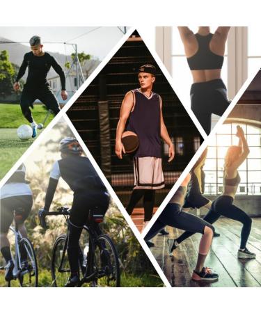 Hycoprot Men's Compression Pants - Fast-Drying Running Leggings | Breathable Sports Tights for Basketball & Fitness | Black XL - Buy Online on GoSupps.com