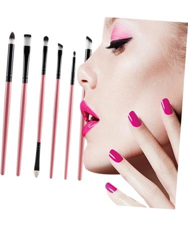 Housoutil 6pc Set Eyeliner Eyebrow Brush Eye Powder Brush Long Handle Eyeshadow Makeup Brush Cosmetics Brush Major Eye Shadow Brush - Buy Online on GoSupps.com