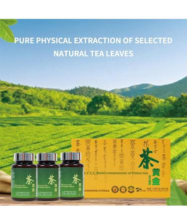 DAMINGTANG EGCG Green Tea Extract Tablet- Antioxidant Rich - 500mg Per Tablet - Green Tea Extract + Black Tea Extract-90Tablets/bottel 3(2 Months Supply) - Buy Online on GoSupps.com
