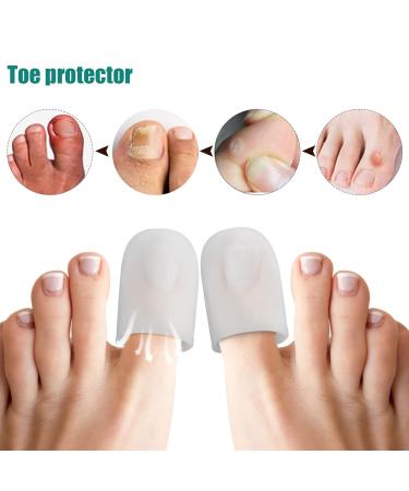 12 PCS Soft Gel Toe Protector for Toe Pain Relief - Silicone Toe Caps for Running and Walking - Toe Guards for Men and Women - Buy Online on GoSupps.com