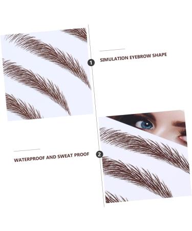 FRCOLOR 16 Pcs Eyebrow Stickers Eyebrow Shaping Template Eyebrows Makeup Tools Eyebrow Stencils 3d Applique - Buy Online on GoSupps.com