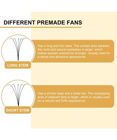 Buy B&Q Premade Fans Eyelash Extensions 3D-6D | 0.07 & 0.10 Volume Lashes C&D Curl - Buy Online on GoSupps.com