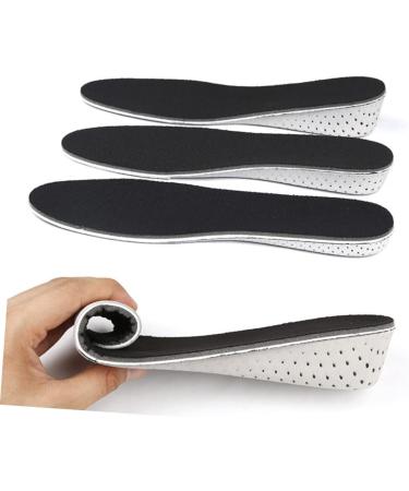 Healeved 1 Pair Men's Height Increasing Insoles - Shoe Inserts for Height Increase - Black Size 3 - Buy Online on GoSupps.com