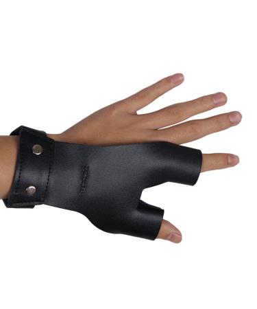 TOPARCHERY Archery Hand Guard Protector Shooting Glove Black for Left Hand (Black)