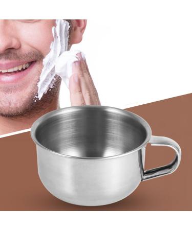 Stylish Stainless Steel Shaving Bowl | Easy Beard Cleaning | Ideal for Traditional Shaving - Buy Online on GoSupps.com