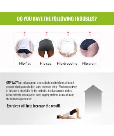 Butt Enhancement Cream Hip Lift Up Cream Hip Enlargement Bigger Buttock Firm Massage Cream Burning Fat Firming Lifting Gel for Women - Buy Online on GoSupps.com