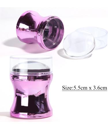 Shengping88 5pcs Clear Silicone Nail Stamper Set - Jelle Nail Art Tools for Perfect Prints & Transfers - Buy Online on GoSupps.com