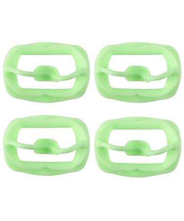 Melitt tooth stopper silicone intraoral cheek retractor mouth opener cheeks expandable green 4 pieces