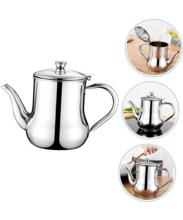 Milisten 1pc Stainless Steel Oil Pot Stainless Steel Cooking Supplies Vinegar Bottle Soy Sauce Bottle Household Leak Proof Soy Sauce Dispenser Leakage Proof Frying Grease Olive Oil Bottle - Buy Online on GoSupps.com