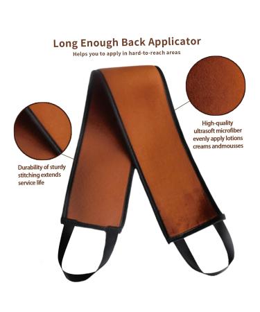 Self Tanning Mitt Set - Velvet 2 Pcs Fake Tanning Mitten Kit & Mini Back Tanner Applicator for Effortless Tan - Buy Online on GoSupps.com