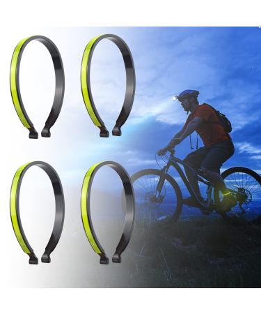 DNGH Pants clamp Bicycle Reflecting Pants clips Bicycle pants clips pants clips for cyclists Pants protection bicycle bracket reflectors bike brackets reflective (universal)