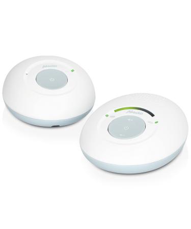 Alecto DBX110 Babyphone Audio - Digital BabyPhone with DECT - 300 m range - Compact design - LED volume scale - VOX function - Radiation low - white - Buy Online on GoSupps.com