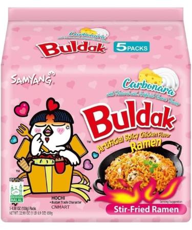 Samyang Korean Style Ramen Combo Packs - Carbonara 5x130g & Creamy Carbonara 5x140g - Boxed Treatz Carbonara 130g & Creamy Carbonara 140g 10 - Buy Online on GoSupps.com