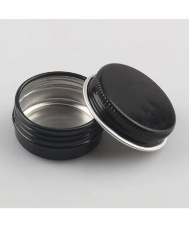 empty jars with lids cosmetic jar B0CL9KV58748 PC 10ml Blue Empty Round Aluminium Tins with Screw Lids Storage Jars Cosmetics Containers Pots with 6 Spatula (Color : Gold Size : 15ml) (Color : Svart - Buy Online on GoSupps.com