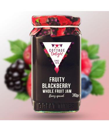 Cottage Delight Jam Pick N Mix - Create Custom Jam Combo with 15+ Flavours | Blood Orange Classic Breakfast Classic Orange Fruity Blackberry | 5 Pack - Perfect Jam Gift Set for Jam Lovers - Buy Online on GoSupps.com