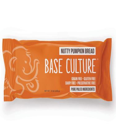 Base Culture Nutty Pumpkin Bread, Large Size | Delicious 100% Paleo Certified, Gluten Free, Grain Free, Non GMO, Dairy Free, Soy Free | 12oz, 1 Count Honey 12 Ounce (Pack of 1)