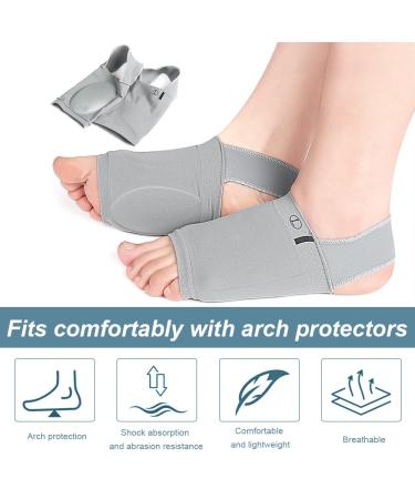 Dagord Footed Vaults Bandage - 2 Pairs of Arch Support Sleeves for Plantar Fasciitis & Flat Foot Pain Relief - Buy Online on GoSupps.com