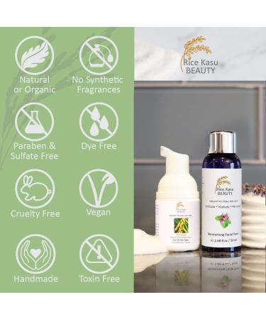 Rice Kasu Beauty Travel Skin Care Set - Rose Geranium - 2.71 fl oz - Buy Online on GoSupps.com