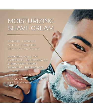 Burke Avenue Moisturizing Shave Cream | Protects Skin from Irritation & Razor Burn | Hydrating Lather for Sensitive Skin | International Shipping Available - Buy Online on GoSupps.com