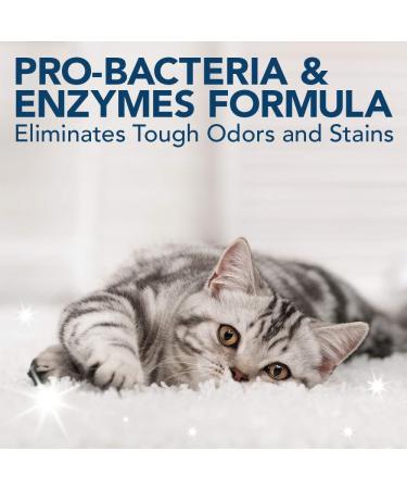 Simple Solution Cat Stain and Odour Remover | Enzymatic Cleaner with Pro-Bacteria Cleaning Power - 1 Litre & Extreme Cat Stain and Odour Remover Enzymatic Cleaner 500ml - Buy Online on GoSupps.com
