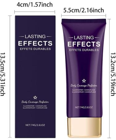  Hikaka Beauty Body Natural Cover Concealer 2-in-1 Illuminator and Camouflage Body Concealer Complexion Perfector Natural and Long-Lasting Body Corrector (Ivory) - Buy Online on GoSupps.com